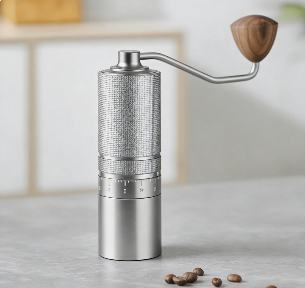 Premium Vantalio Manual Coffee Grinder - CNC420 Stainless Steel Precision Mill