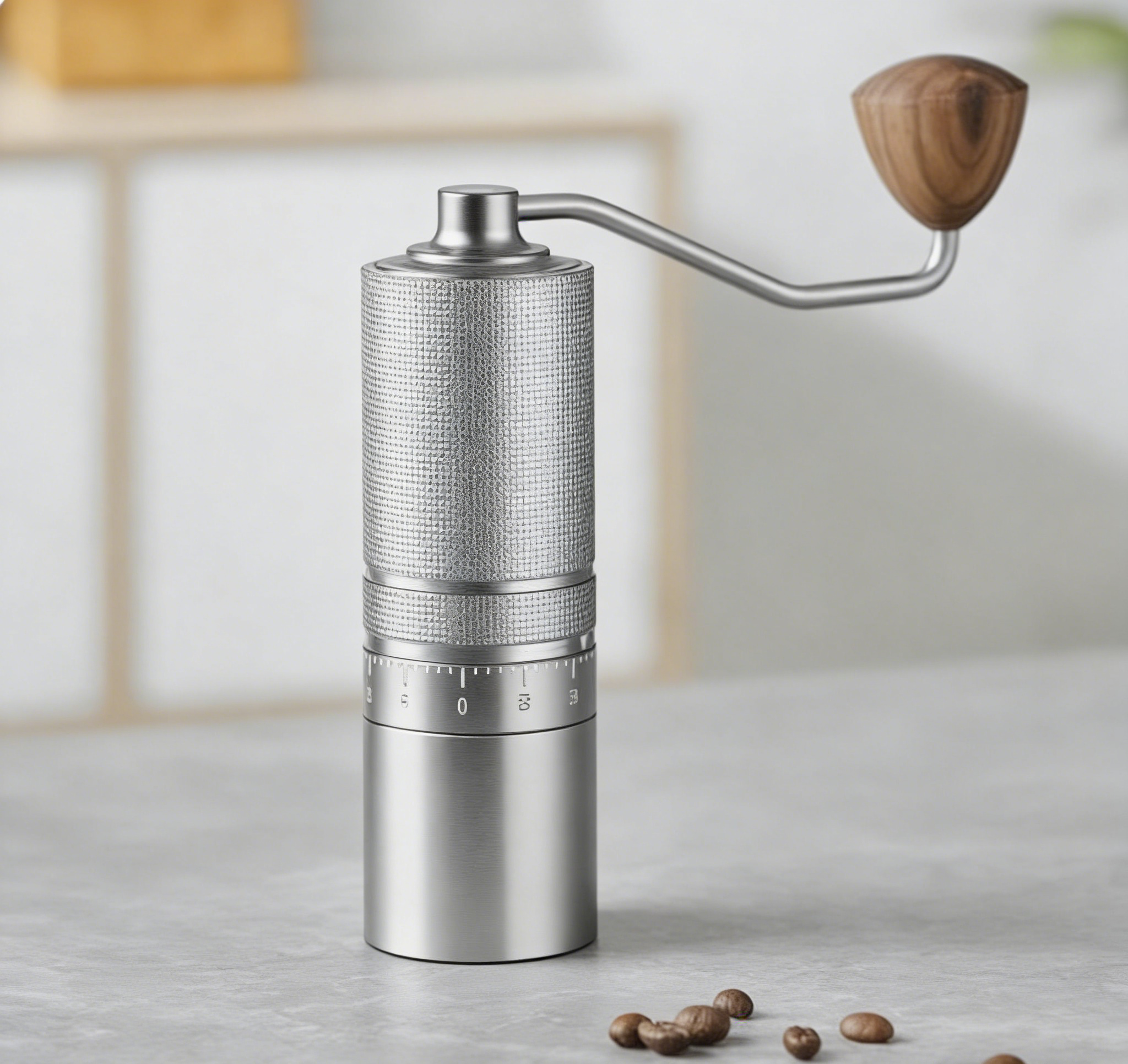 Premium Vantalio Manual Coffee Grinder - CNC420 Stainless Steel Precision Mill