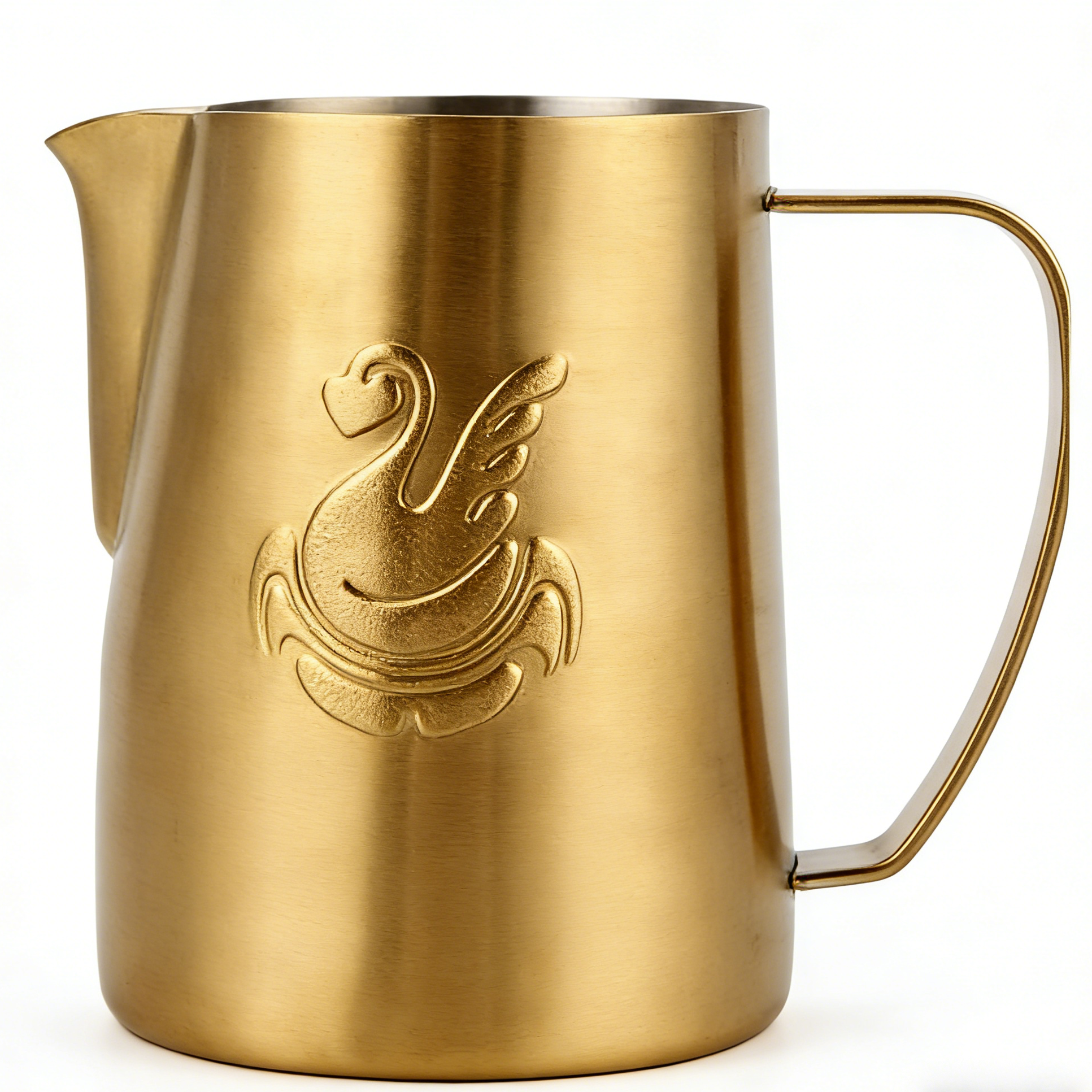 SWAN Latte Art Pitcher - Professional Milk Frothing Pitcher 600ml (GOLD)