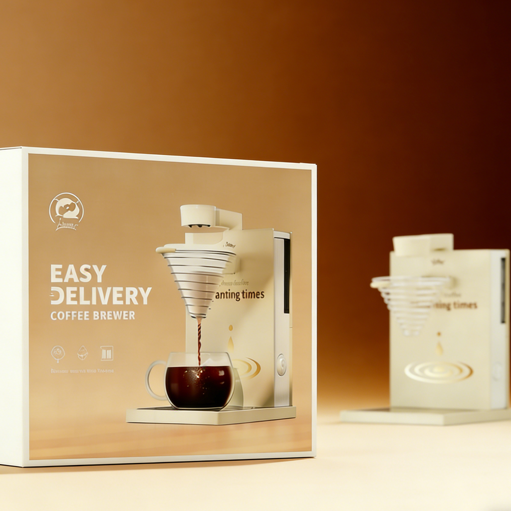 MA2302 Foldable Flat Drip Coffee Maker – 300ml Portable Manual & Auto Brewer