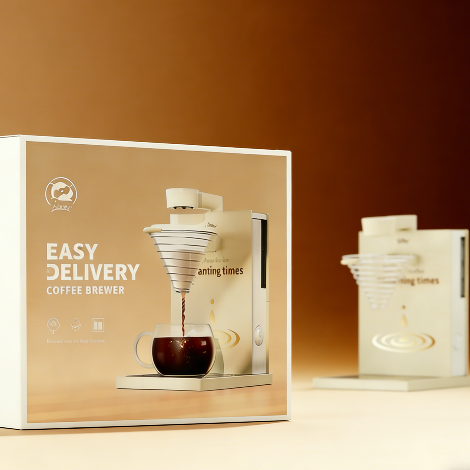 MA2302 Foldable Flat Drip Coffee Maker – 300ml Portable Manual & Auto Brewer
