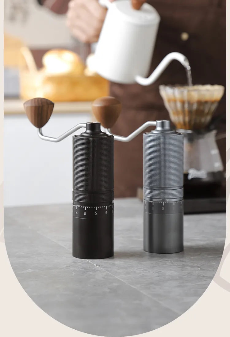 Premium Vantalio Manual Coffee Grinder - CNC420 Stainless Steel Precision Mill