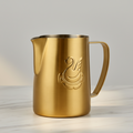 SWAN Latte Art Pitcher - Professional Milk Frothing Pitcher 600ml (GOLD)