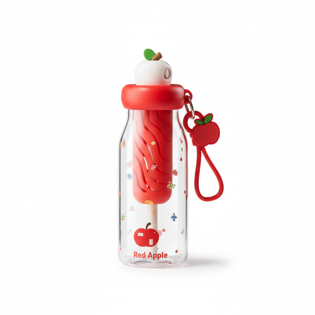 Vantalio Fruity Fun Straw Cup 700ml – Red Apple variant