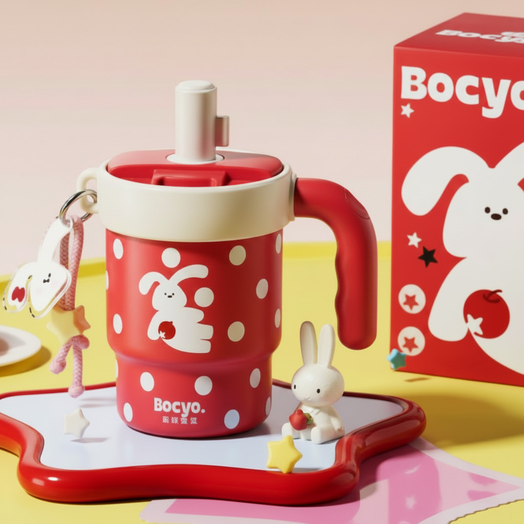 Red Sweet Bunny with Box